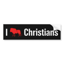 I Lion Christians Bumper Stickers