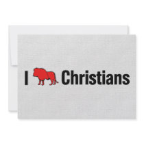 I Lion Christians Personalised Invitations