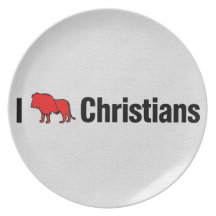 I Lion Christians Plates
