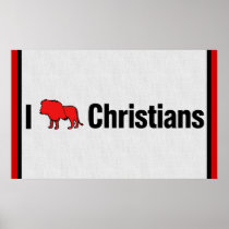 I Lion Christians Poster