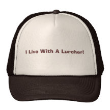 I Live With A Lurcher Hat