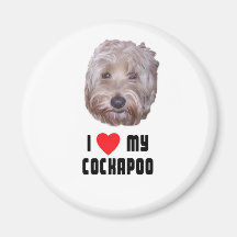 I Loce My Cockapoo Magnets