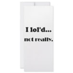 I lol'd...not really rack cards