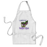 I Lost it at Mardi Gras Aprons