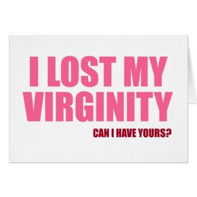 I lost my virginity card by CarbonClothing