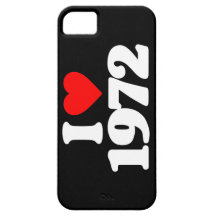 I LOVE 1972 iPhone 5 COVER