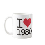 I Love 1980 Products & Designs! mugs