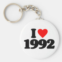 I LOVE 1992 KEY CHAIN