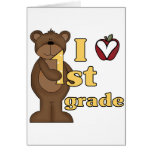 I Love 1st Grade Tshirts and Gifts cards