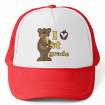 I Love 1st Grade Tshirts and Gifts Hat