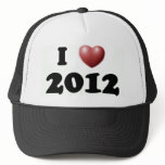 I Love 2012 hats