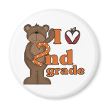I Love 2nd Grade Magnets