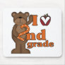I Love 2nd Grade Mouse Mats