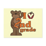 I Love 2nd Grade Tshirts and Gifts Postcards