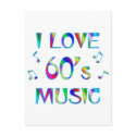 I Love 60's postcards