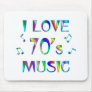 I Love 70's Mouse Mat