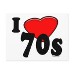 I Love 70s Postcard