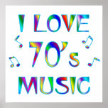 I Love 70's posters