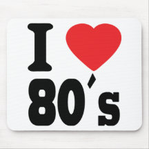I Love 80 ´s Mousepads