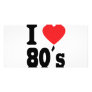 I Love 80 ´s Photo Card