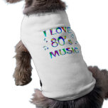 I Love 80s pet clothing