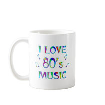I Love 80s Coffee Mugs