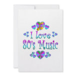 I Love 80s Music invitations