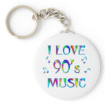 I Love 90's Keychains