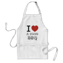 I LOVE a good bbq Apron