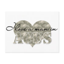 I love a man in ACU's Postcard