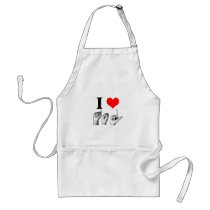 I Love A-S-L (2) Aprons