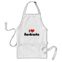 I Love Aardvarks Apron