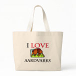 I Love Aardvarks Canvas Bag