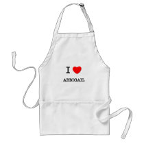 I Love Abbigail Apron