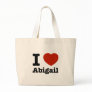 I love Abigail Canvas Bag