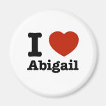 I love Abigail Magnets