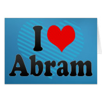 I love Abram Card