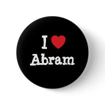 I love Abram heart custom personalised