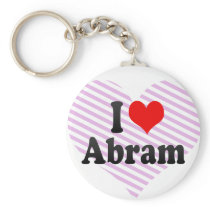 I love Abram Keychains