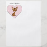 I Love Abyssinians Personalized Flyer