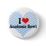 I Love Academic Bowl buttons