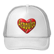 I Love Acapulco Trucker Hats