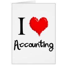 i love accounting cards