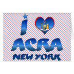 I love Acra, New York Cards