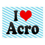 I love Acro Post Cards