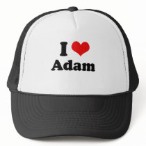 I Love Adam   Trucker Hat