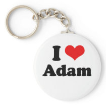 I Love Adam   Keychain