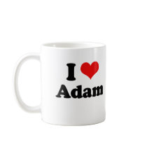 I Love Adam   Coffee Mug