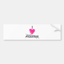I Love Adamus Bumper Stickers