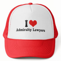 I Love Admiralty Lawyers Hats